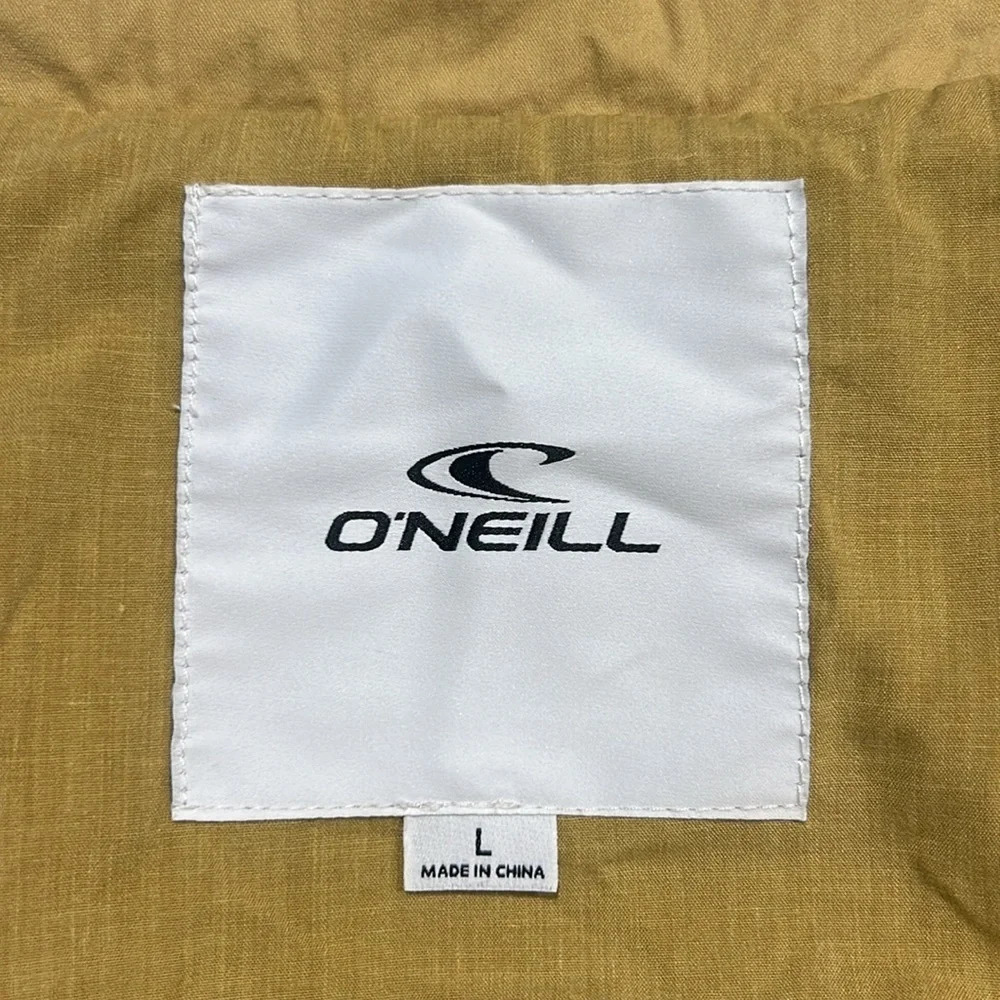 O’Neill Women’s Mustard Yellow Voyage Hooded Utility Zip Front Jacket Large - Picture 11 of 12